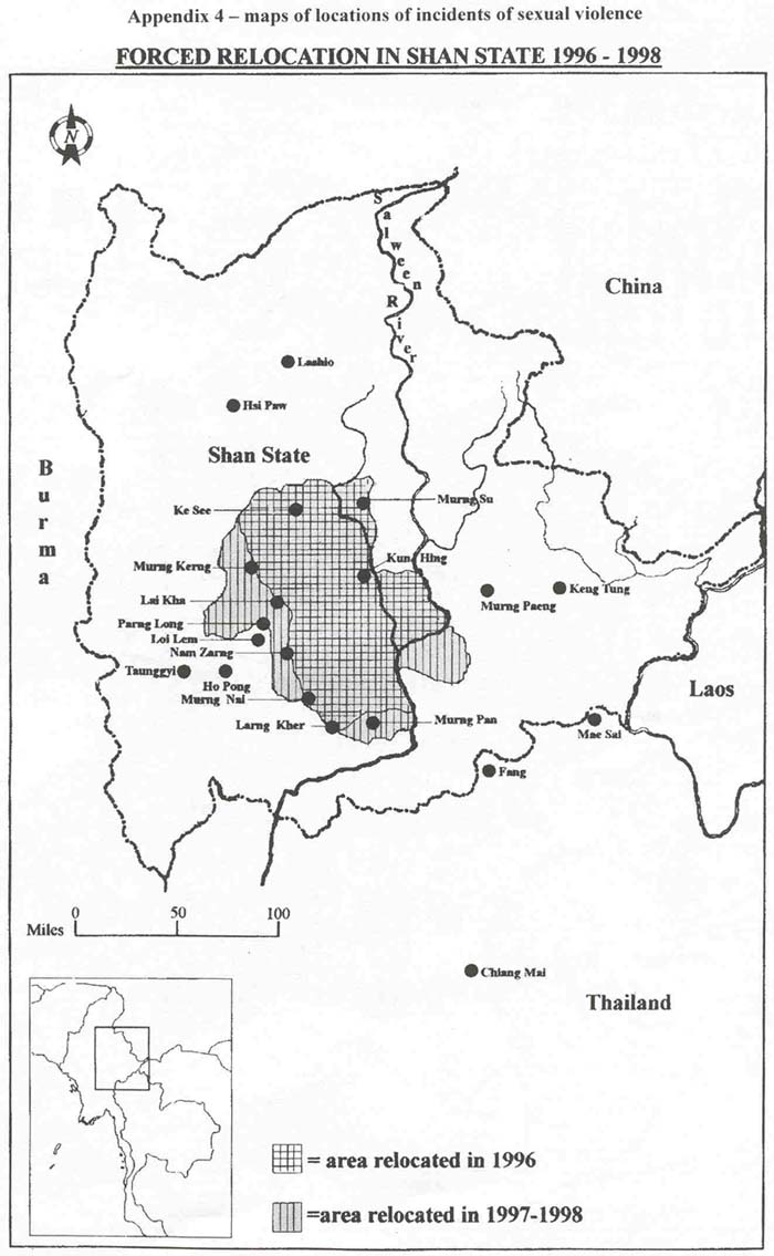 10-4-1.FORCED RELOCATION IN SHAN STATE 1996 – 1998