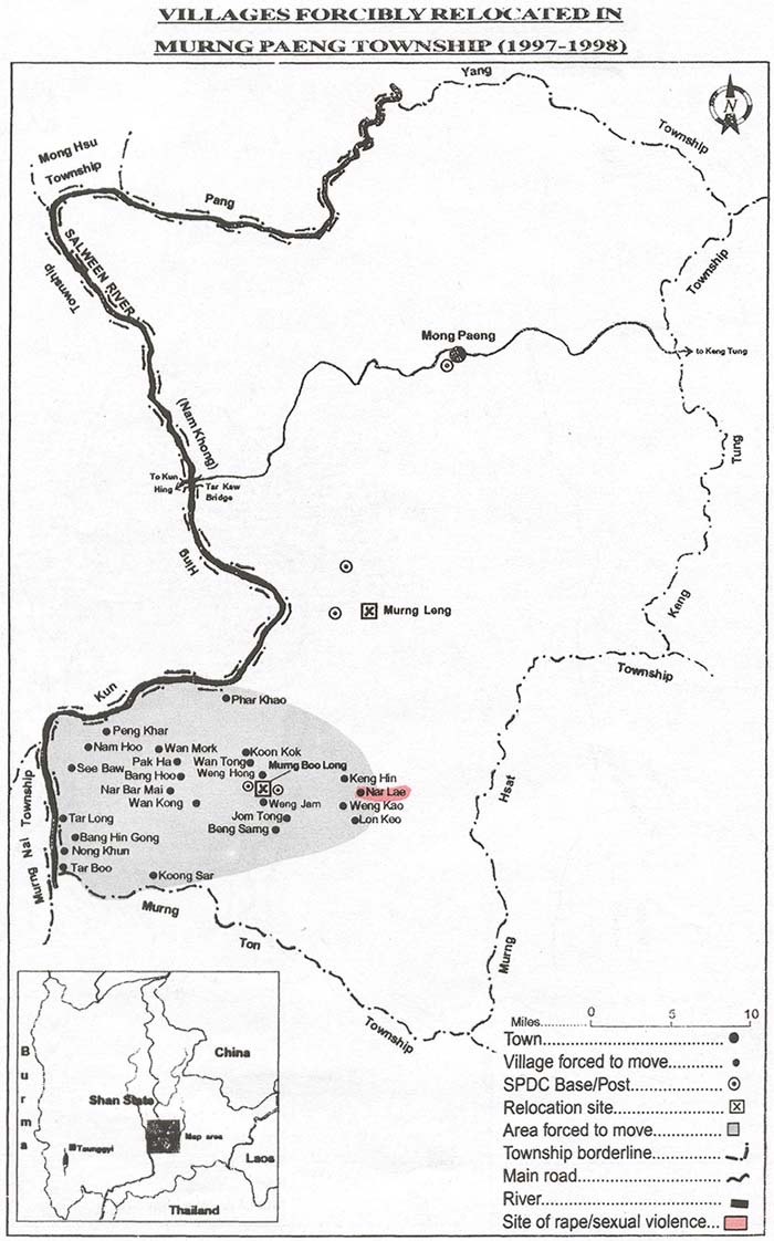 10-4-11.VILLAGES FORCIBLY RELOCATED IN MURNG PAENG TOWNSHIP (1997 – 1998)