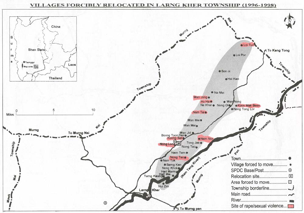 10-4-9.VILLAGES FORCIBLY RELOCATED IN LARNG KHER TOWNSHIP (1996 – 1998)